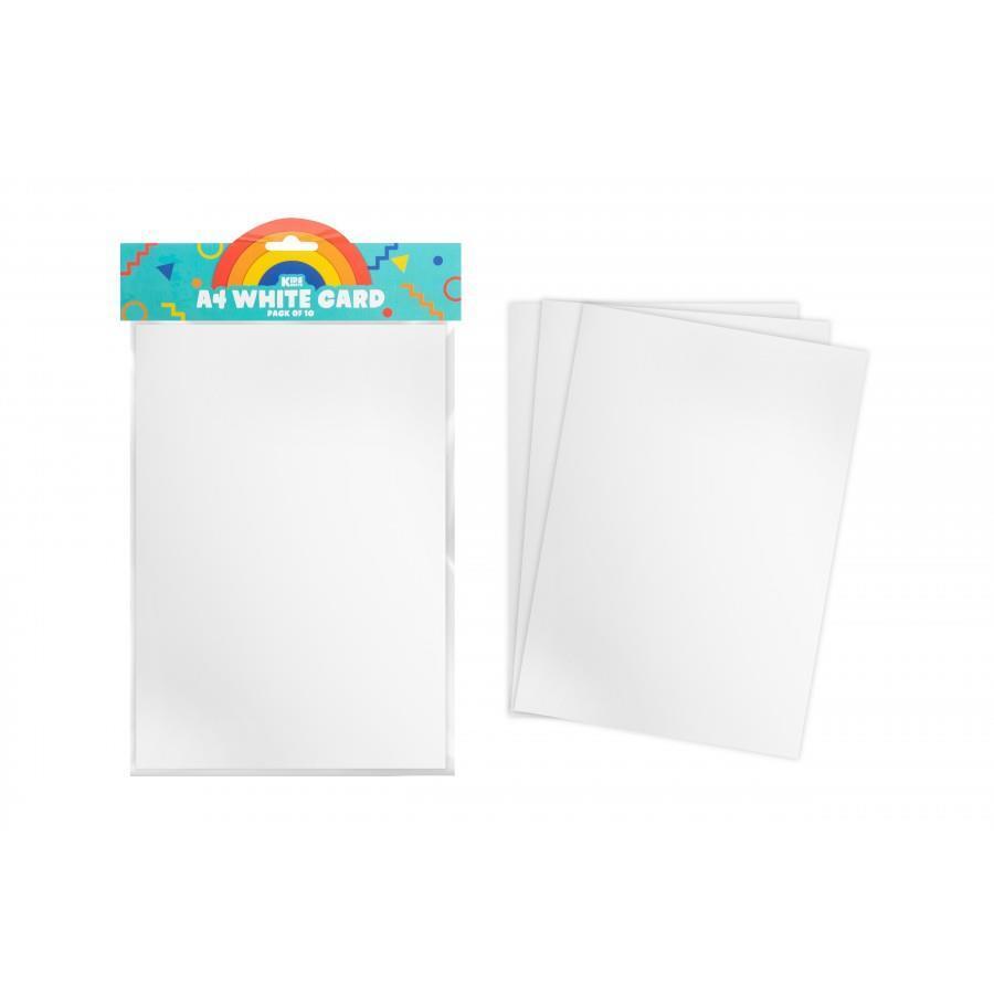 10 Sheets of White A4 Card for Craft & Printing