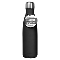 Stainless Steel Water Bottle Vacuum Insulated 500ml Drink Sports Gym Metal Flask