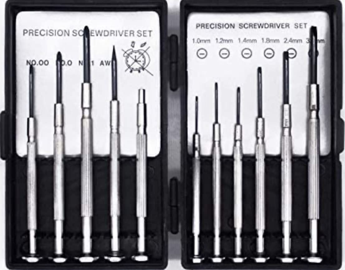 11PC MINI PRECISION SCREWDRIVER SET TOOL LAPTOP WATCHES MOBILE REPAIR MICRO NEW