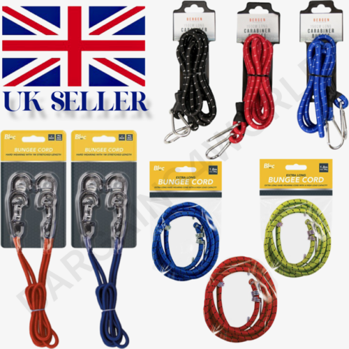 STRONG STRETCHED BUNGEE LUGGAGE CORD STRAPS GOLF CAR ROOF BIKE SUITCASE