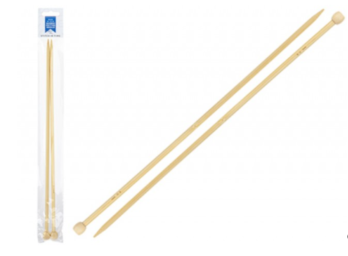 Giant Bamboo Knitting Needles 4mm, 6mm, 10mm