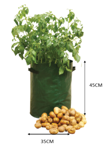 2x Potato Grow Bags Vegetable Planters for Home Garden UK