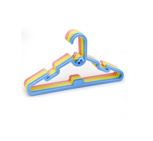 Baby Kids Children Plastic Hangers Coat Clothes Cloths With Stackable Hooks New