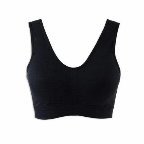 Womens Seamless Comfort Bra Comfy Shapewear Sports Stretch Crop Top Vest Support