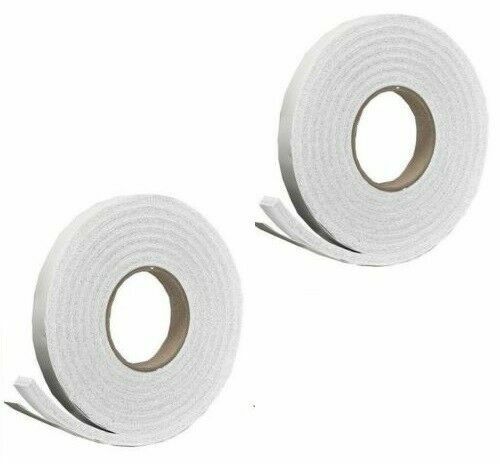 2 X 5M Weather Foam Tape Draught Excluder Seal Strip Insulation Window Door stop