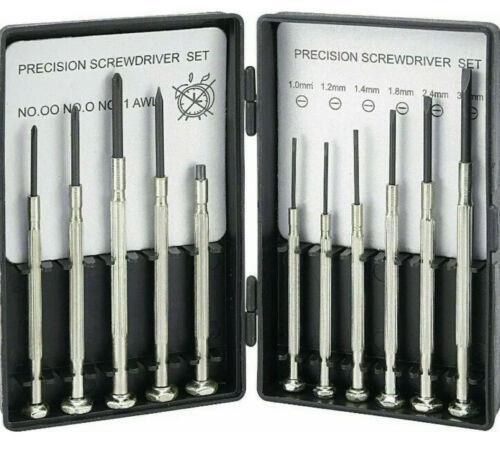 11PC MINI PRECISION SCREWDRIVER SET TOOL LAPTOP WATCHES MOBILE REPAIR MICRO NEW