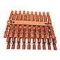 8MM Wall Plugs Screws Fixings Small Medium Wall Mounting Fixing Fixture 100PCS