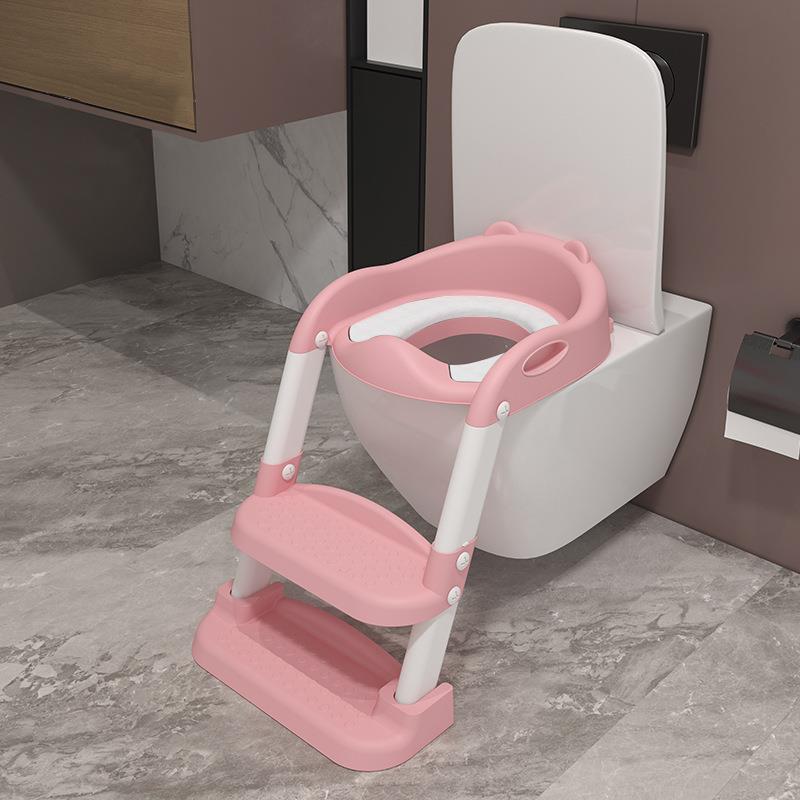 ZYBUX - Adjustable Potty Toilet Seat Baby Toddler with Durable Anti-Skid Kid Toilet Trainer with Step Stool and Ladder for Boys and Girls | Suitable for Toilets 38 - 42 cm Capacity up to 70 kg - ZYBUX