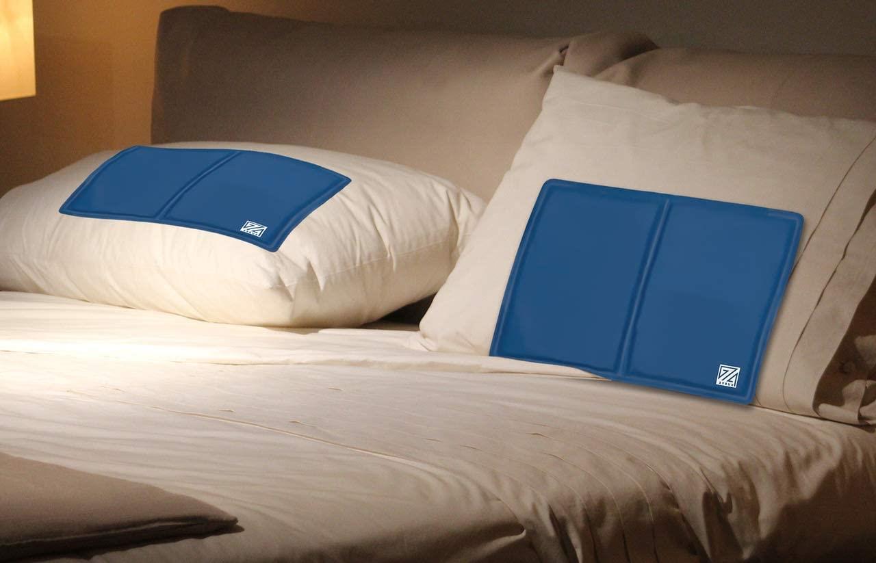 ZYBUX - Cooling Gel Pillow – Magic Multi-Function Cool Jelly Pad Cushion Mat Absorbs and Dissipates Heat - Helps Improve Quality of Sleep and Optimal Sleeping Temperature (2pk - 30x40cm) - ZYBUX
