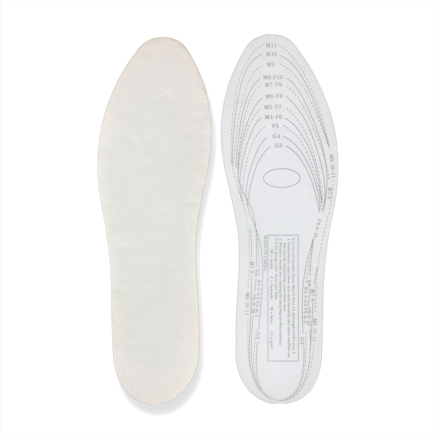 Memory Foam Orthopaedic Unisex Shoe Insoles Pads Trainer Foot Feet Comfort Heel - ZYBUX