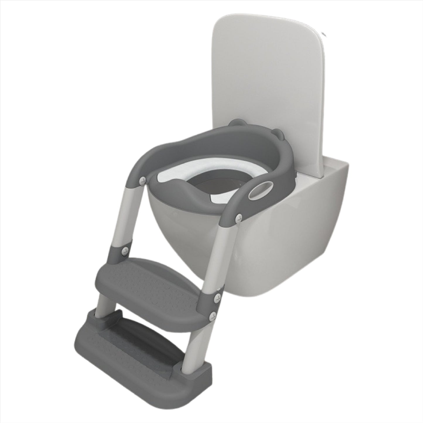 ZYBUX - Adjustable Potty Toilet Seat Baby Toddler with Durable Anti-Skid Kid Toilet Trainer with Step Stool and Ladder for Boys and Girls | Suitable for Toilets 38 - 42 cm Capacity up to 70 kg - ZYBUX