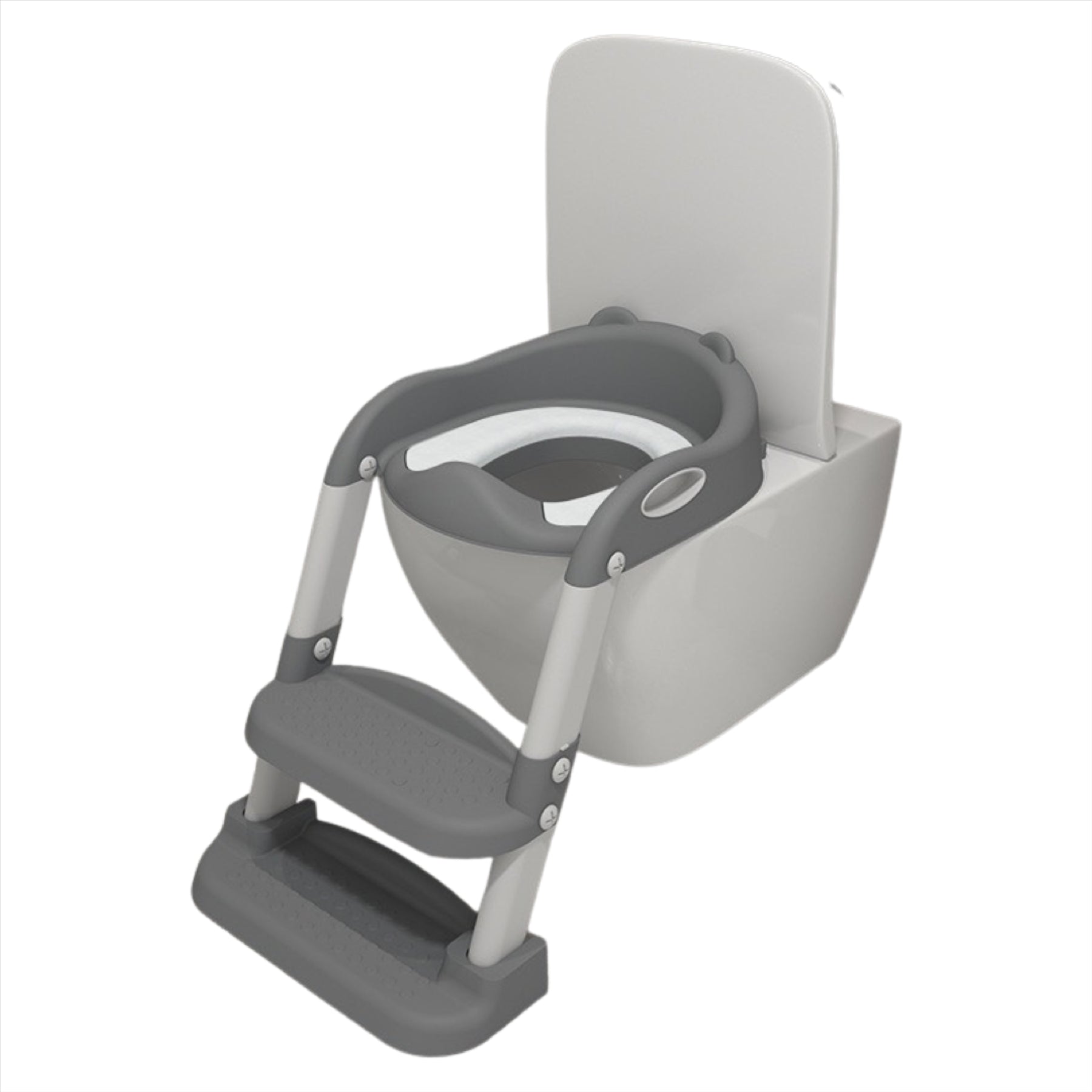 ZYBUX - Adjustable Potty Toilet Seat Baby Toddler with Durable Anti-Skid Kid Toilet Trainer with Step Stool and Ladder for Boys and Girls | Suitable for Toilets 38 - 42 cm Capacity up to 70 kg - ZYBUX