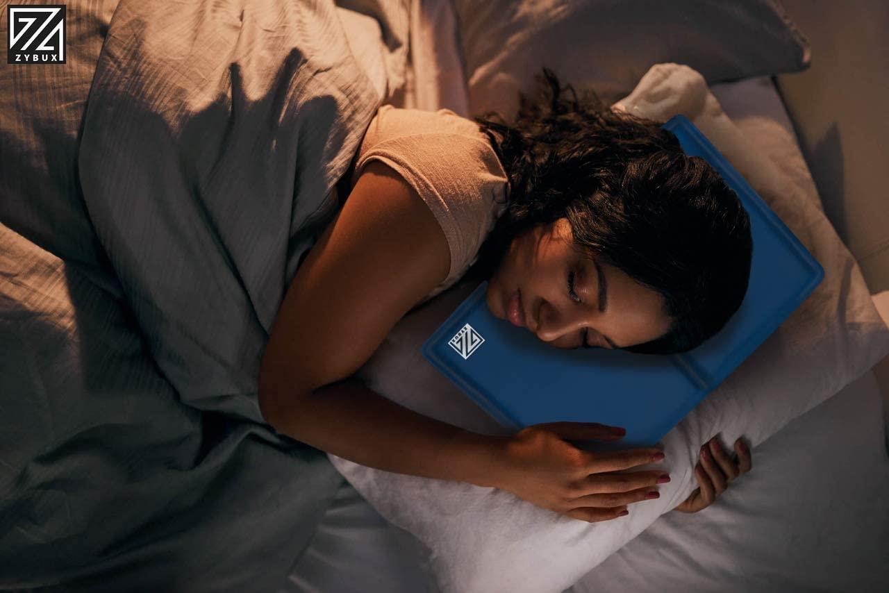 ZYBUX - Cooling Gel Pillow – Magic Multi-Function Cool Jelly Pad Cushion Mat Absorbs and Dissipates Heat - Helps Improve Quality of Sleep and Optimal Sleeping Temperature (2pk - 30x40cm) - ZYBUX