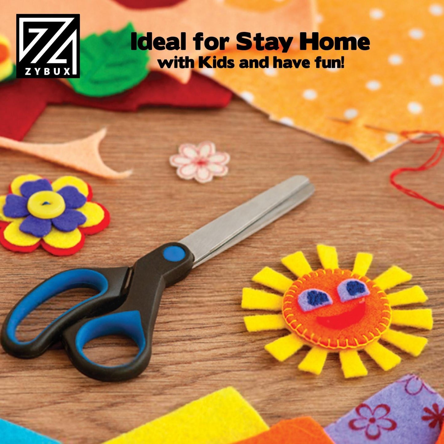 10 Pack Assorted A4 Felt Fabric Sheets for Arts and Crafts - ZYBUX