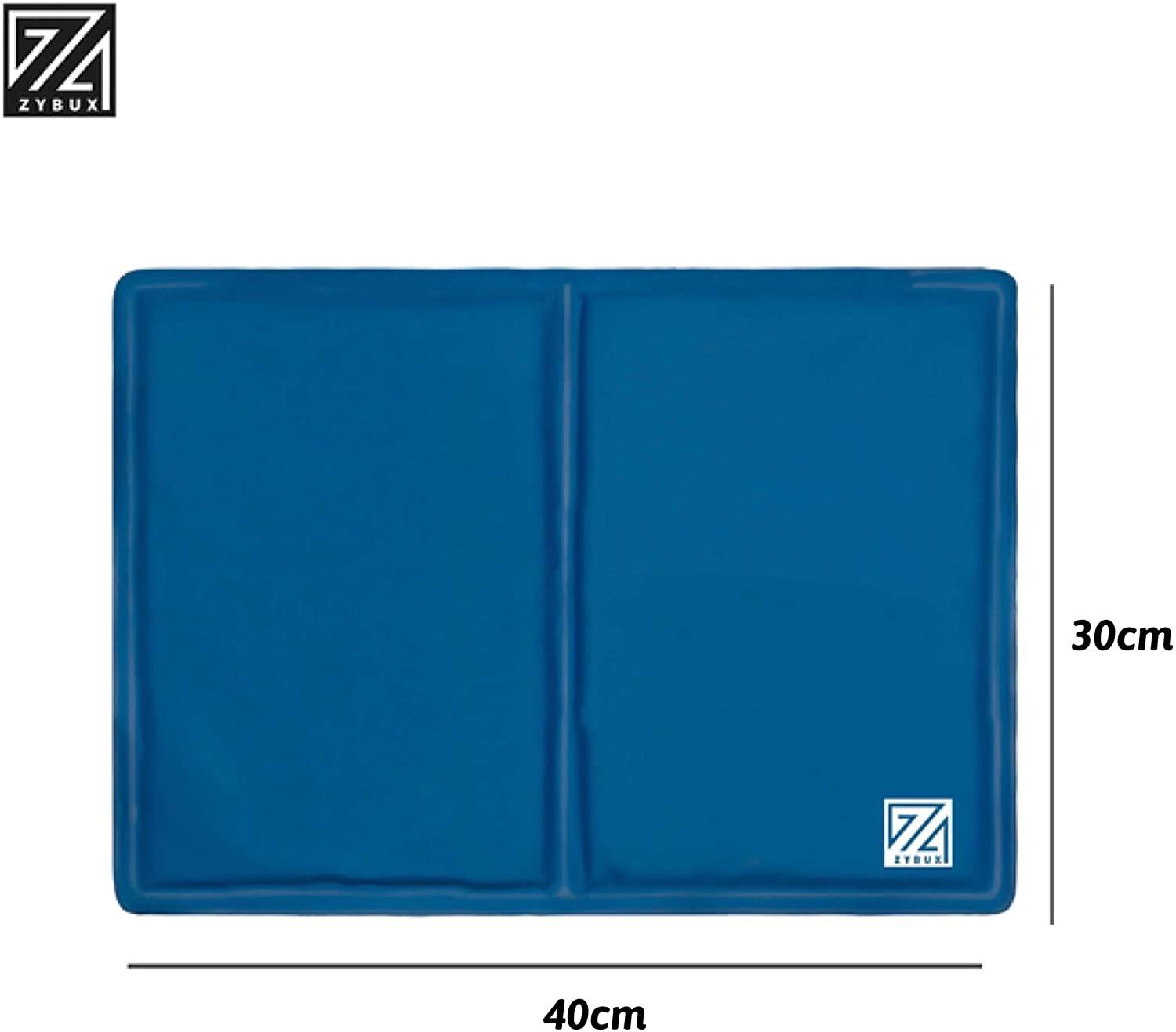 ZYBUX - Cooling Gel Pillow – Magic Multi-Function Cool Jelly Pad Cushion Mat Absorbs and Dissipates Heat - Helps Improve Quality of Sleep and Optimal Sleeping Temperature (2pk - 30x40cm) - ZYBUX