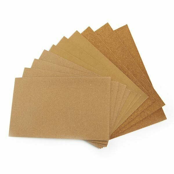 Sandpaper 10 Sheets Of SAND PAPER Available Extra Fine Course Medium - ZYBUX