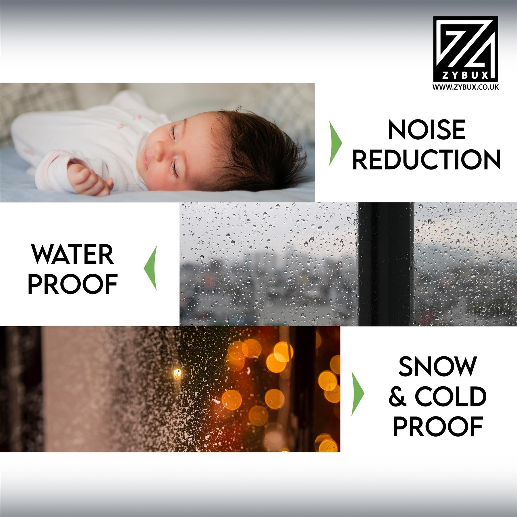 ZYBUX - EPDM Window & Door Draught Excluder Weatherstrip - ZYBUX