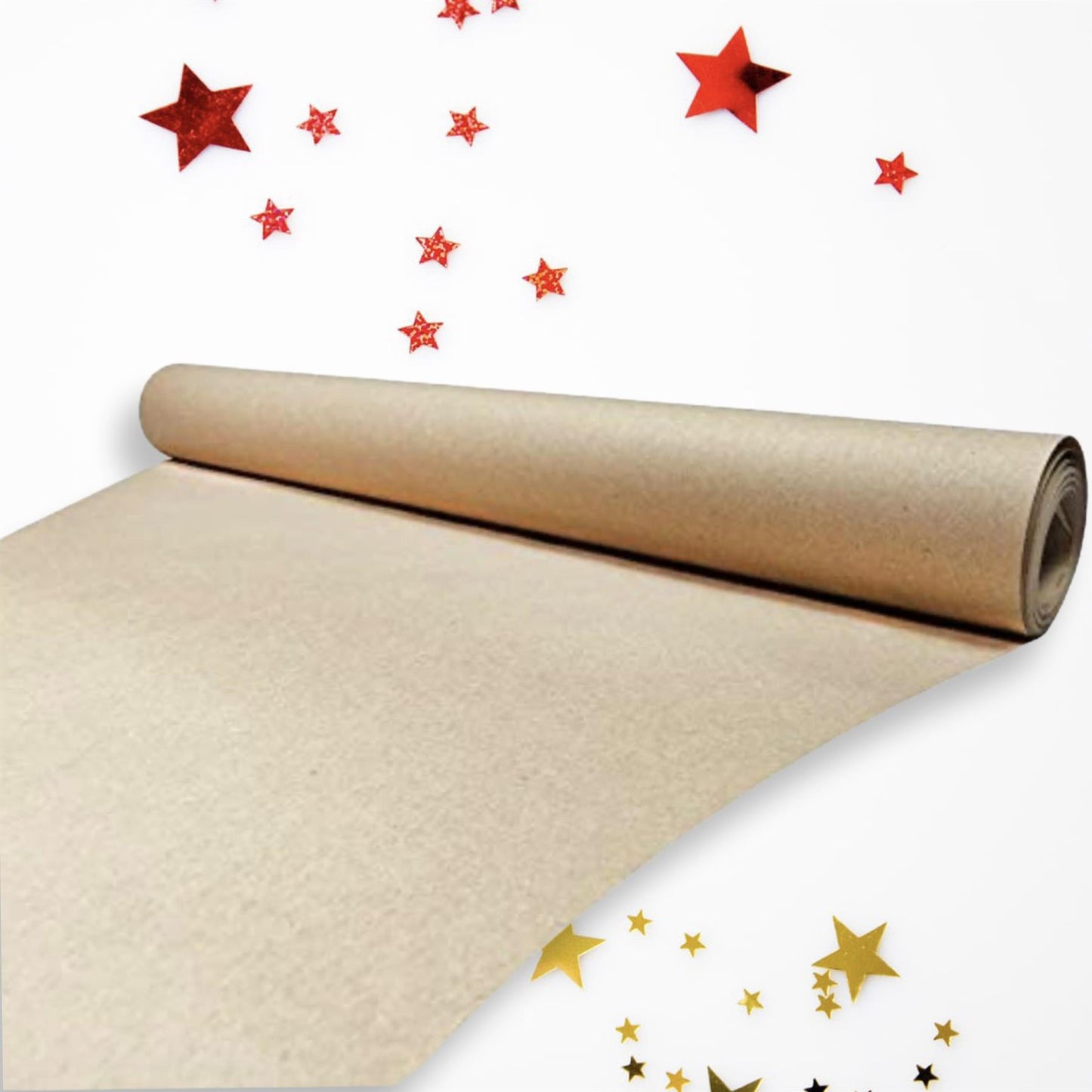 500mm x 20m - Strong Brown Kraft  Wrapping Paper 90GSM - ZYBUX