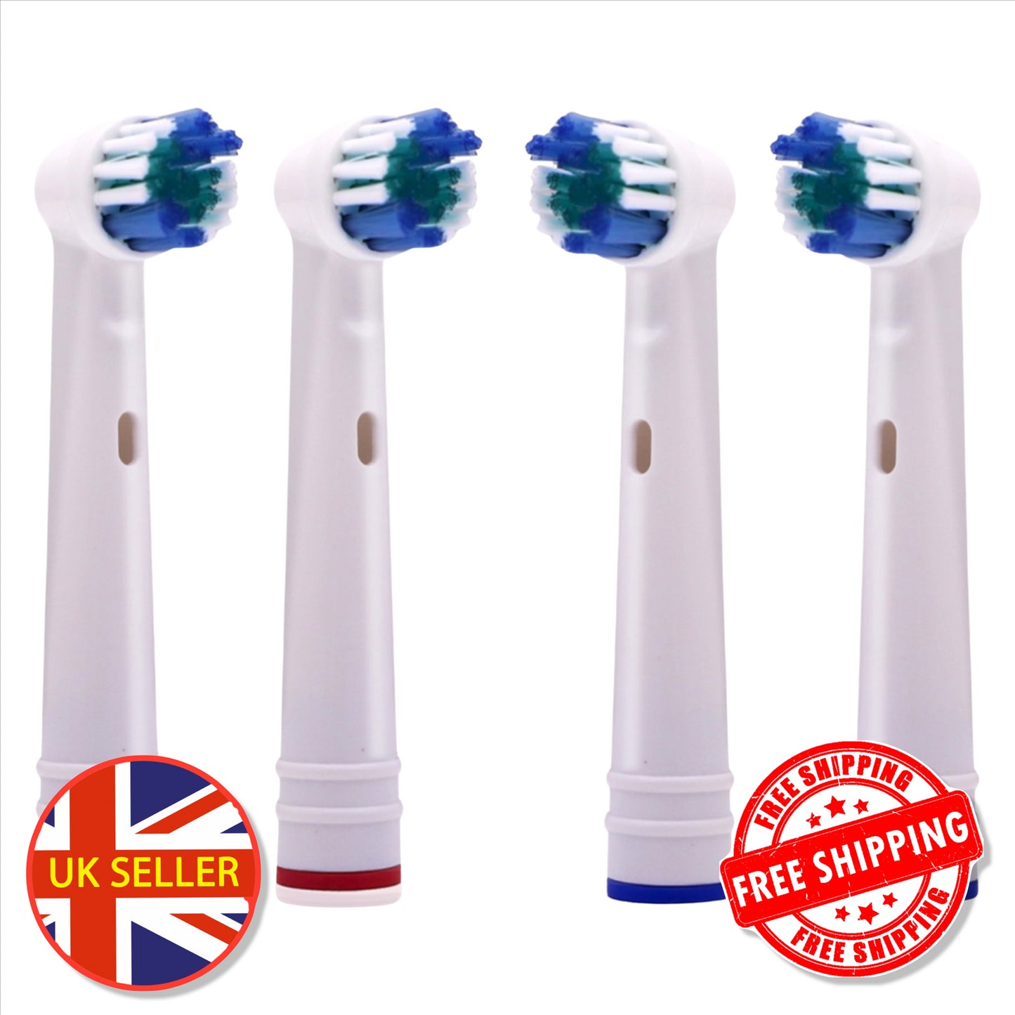 ZYBUX - Compatible with Oral B Toothbrush Heads (Pack of 4) - ZYBUX