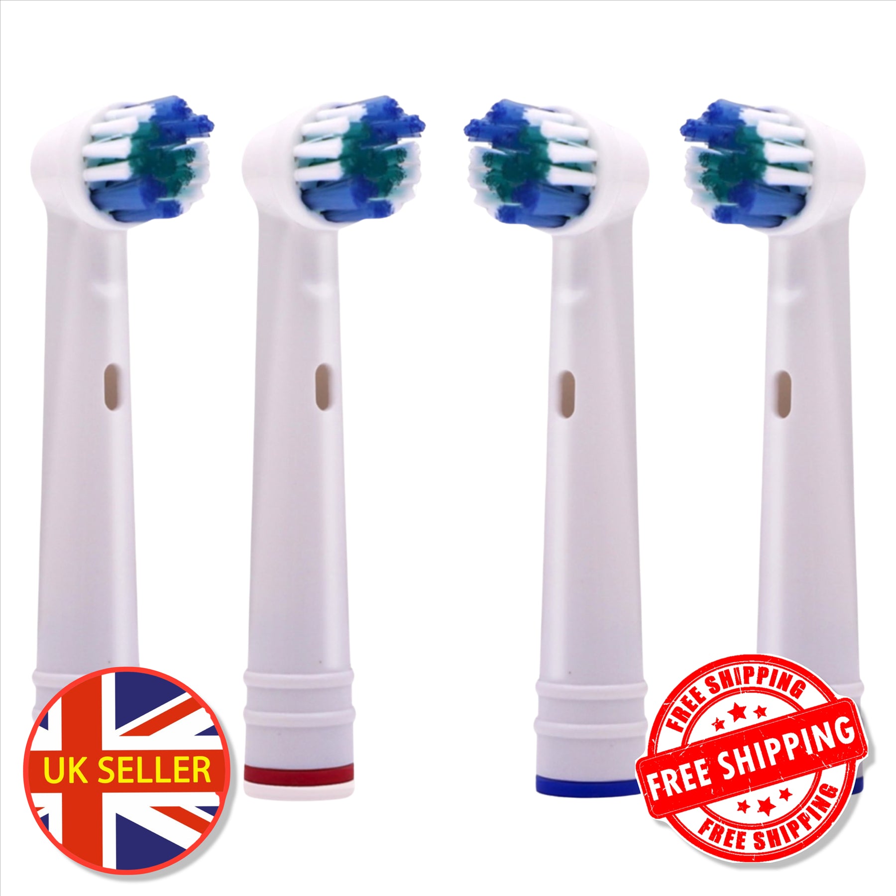 ZYBUX - Compatible with Oral B Toothbrush Heads (Pack of 4) - ZYBUX