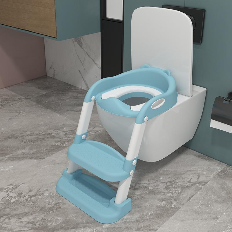 ZYBUX - Adjustable Potty Toilet Seat Baby Toddler with Durable Anti-Skid Kid Toilet Trainer with Step Stool and Ladder for Boys and Girls | Suitable for Toilets 38 - 42 cm Capacity up to 70 kg - ZYBUX