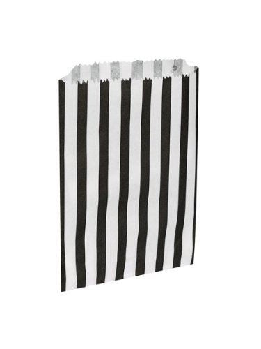 50 STRIPED CANDY PAPER BAGS FOR SWEET FAVOUR BUFFET WEDDING GIFT 7"x9" - 5"x7" - ZYBUX