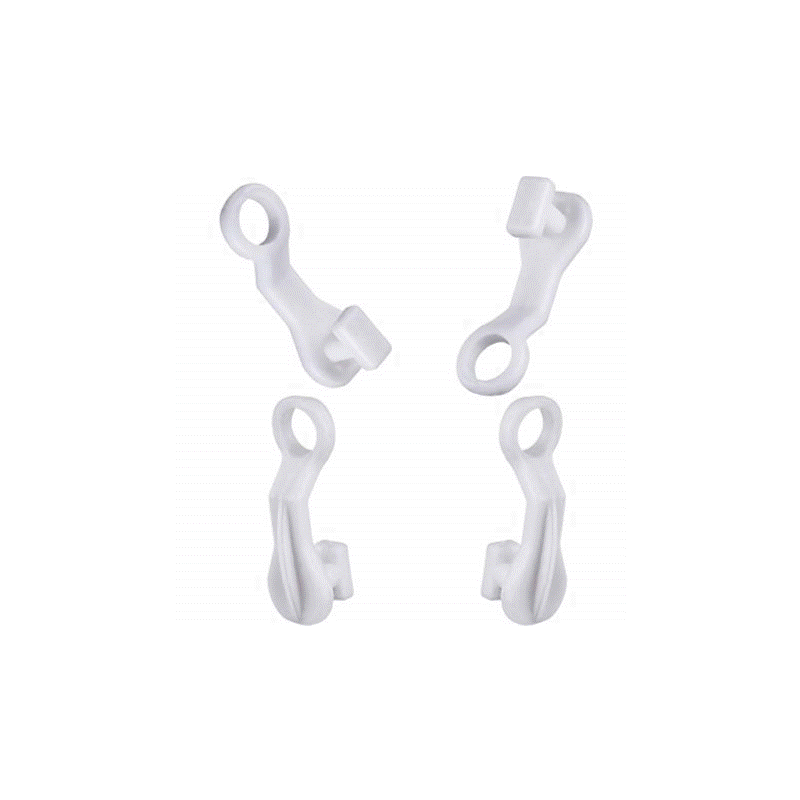 50 Nova Deluxe For Swish Curtain Hooks Runners White Curtain Track Rail Gliders - ZYBUX