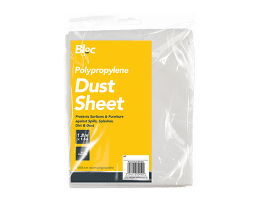 POLYTHENE DUST SHEET COVER 1.8m x 1.5m DIY PAINTING DECORATING FURNITURE - ZYBUX