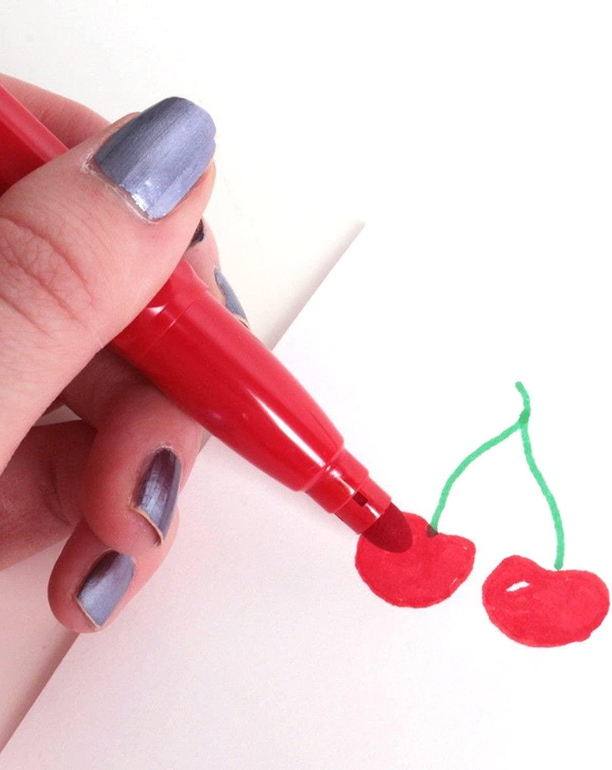 8x CHUNKY JUMBO FIBRE PENS Thick Easy Grip Kids Drawing Writing Felt Tip Markers - ZYBUX