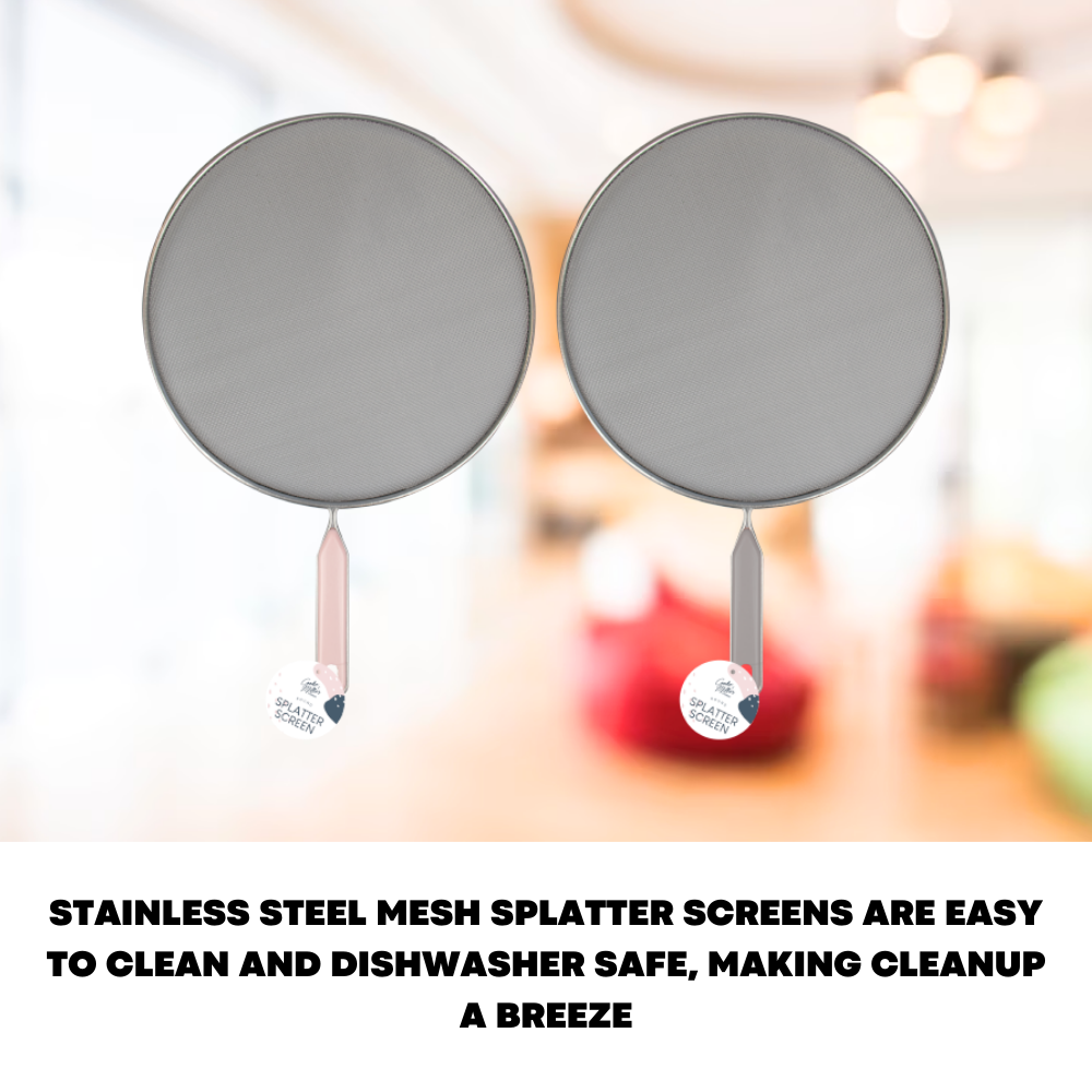 29cm Bulk Joblot Splatter Screen Guard Pan Mesh Grease Protection Round Cover - ZYBUX
