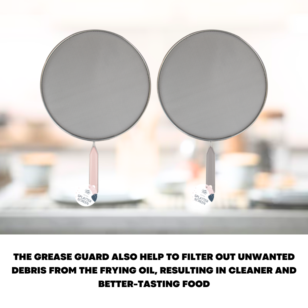 29cm Bulk Joblot Splatter Screen Guard Pan Mesh Grease Protection Round Cover - ZYBUX