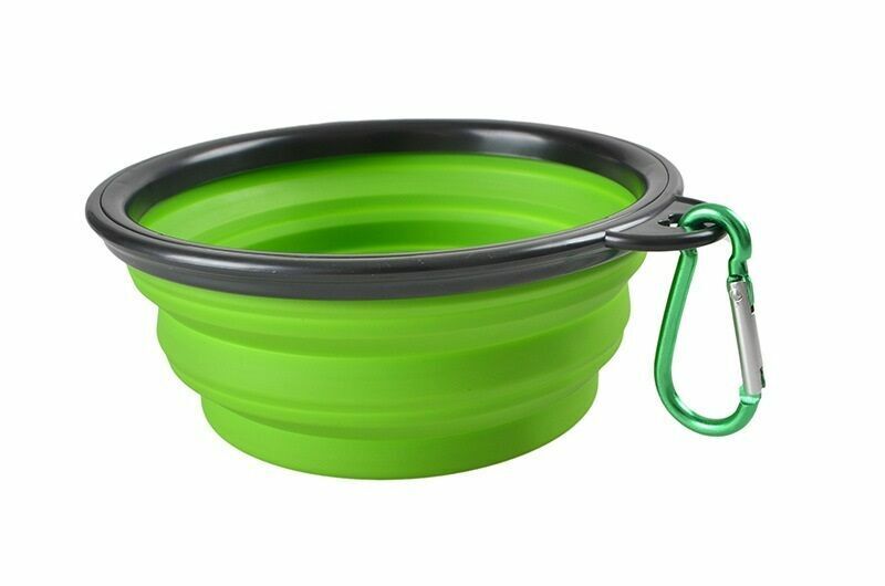 Pet Dog Cat Feeding Station Collapsible Silicone Bowls Dish Food Water Pet Bowl - ZYBUX