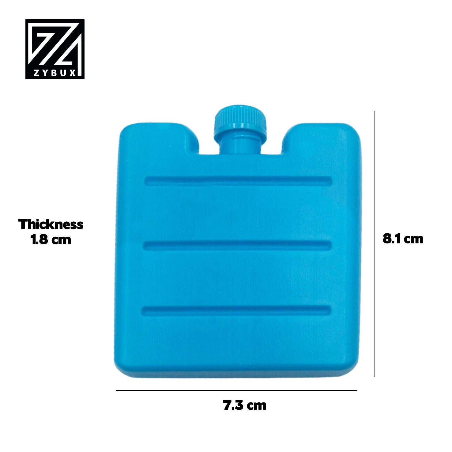 3 Pack Mini Ice Bricks Blocks Freezer Cooler Bag Lunch Box Travel Picnic - ZYBUX