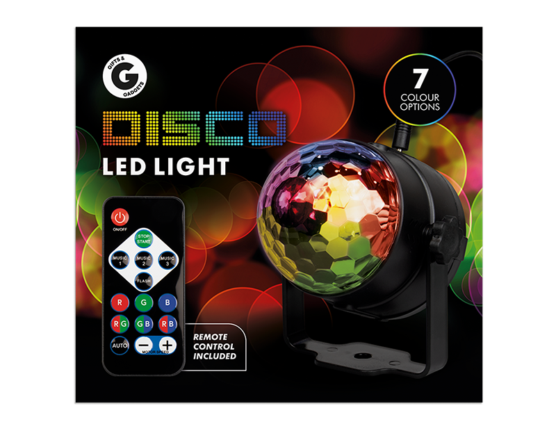 Party Disco Star Ball Light RGB LED Magic Rotating Flashing Light Decor Lamp UK - ZYBUX