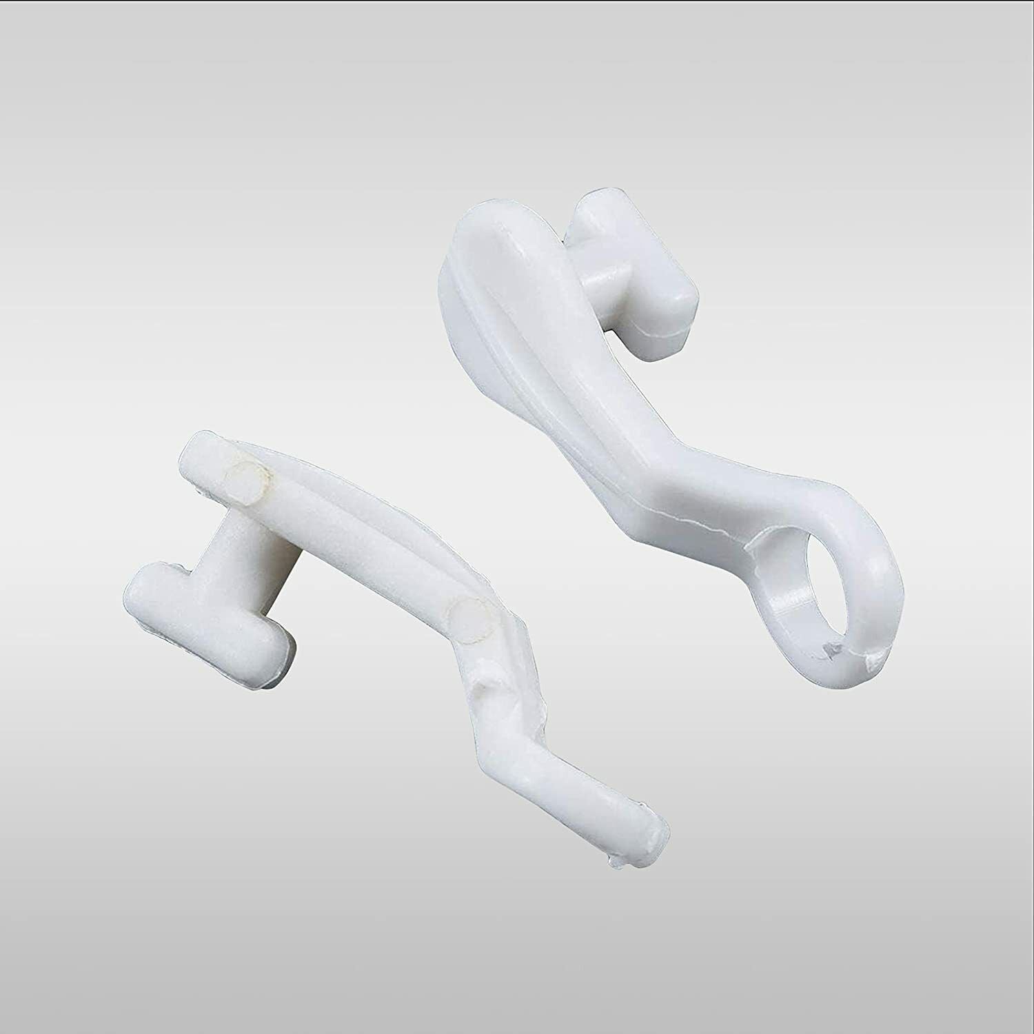 50 Nova Deluxe For Swish Curtain Hooks Runners White Curtain Track Rail Gliders - ZYBUX
