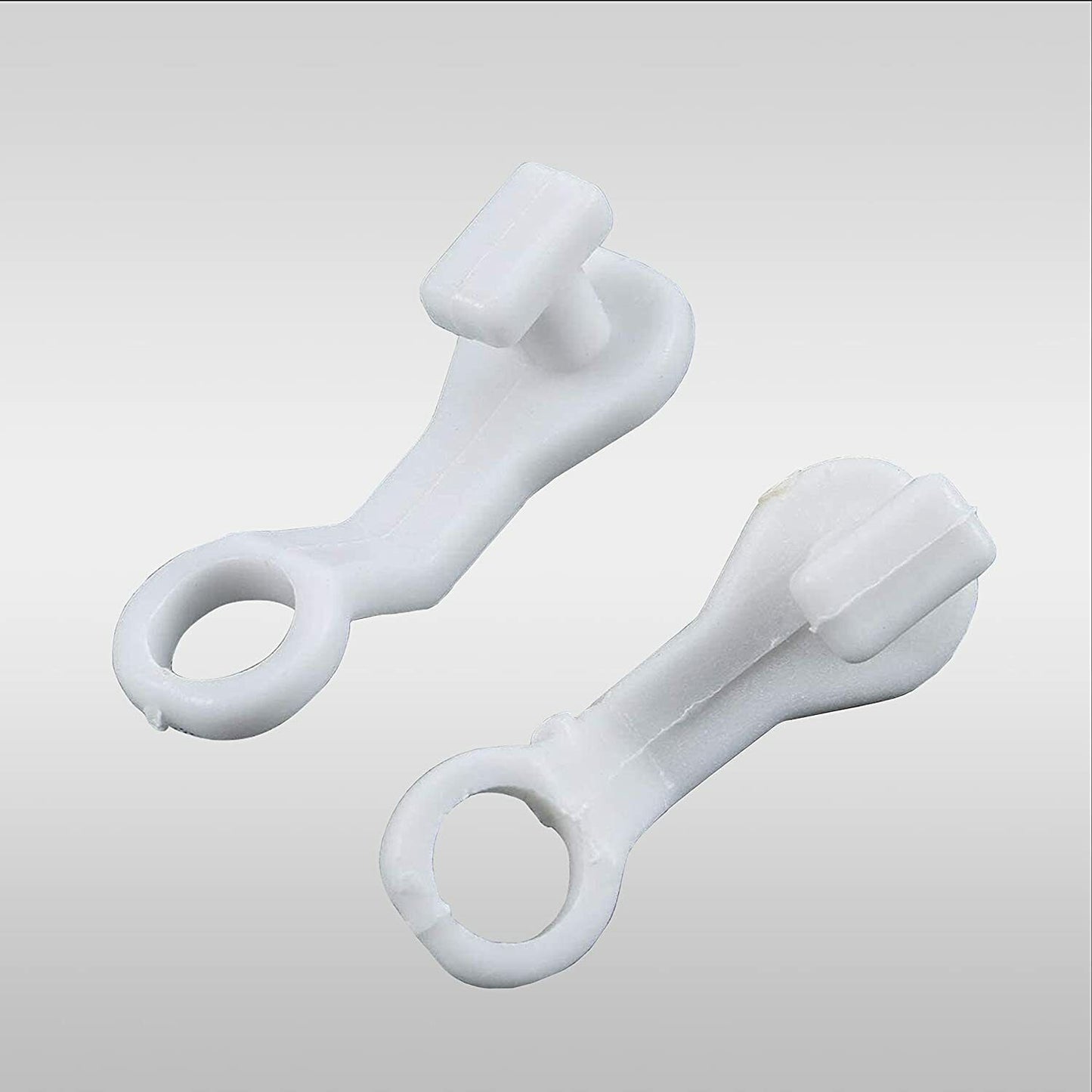 50 Nova Deluxe For Swish Curtain Hooks Runners White Curtain Track Rail Gliders - ZYBUX
