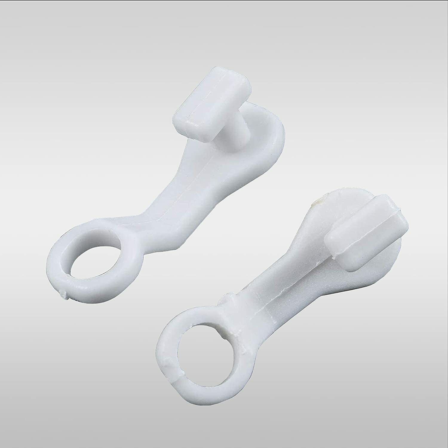 50 Nova Deluxe For Swish Curtain Hooks Runners White Curtain Track Rail Gliders - ZYBUX