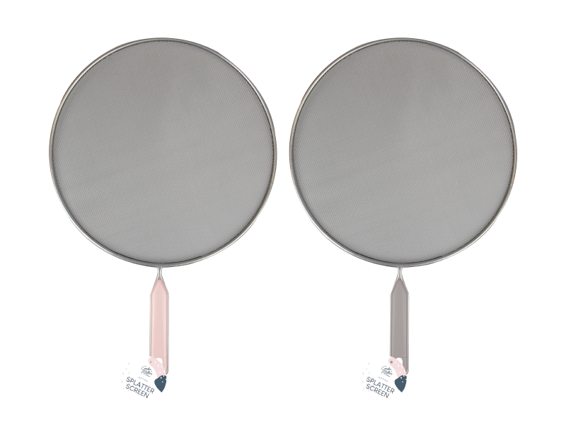 29cm Bulk Joblot Splatter Screen Guard Pan Mesh Grease Protection Round Cover - ZYBUX