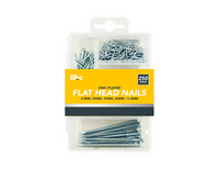 250 Pcs Assorted Flat Head Nails DIY Wood Carpentry Professional Metal Pins Nail