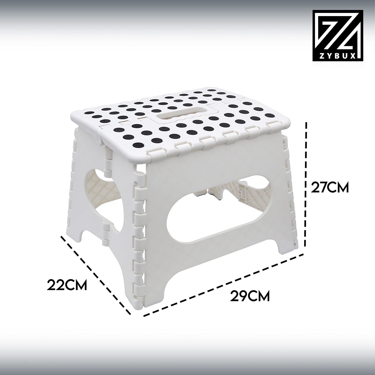 11" Medium Step Stool Folding Foldable Multi Purpose Heavy Duty Home Kitchen - ZYBUX