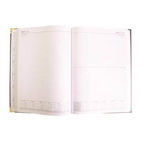 ZYBUX - 2026 Diary A4/A5 Page a Day Diary Hardback Case bound Back Cover School Office