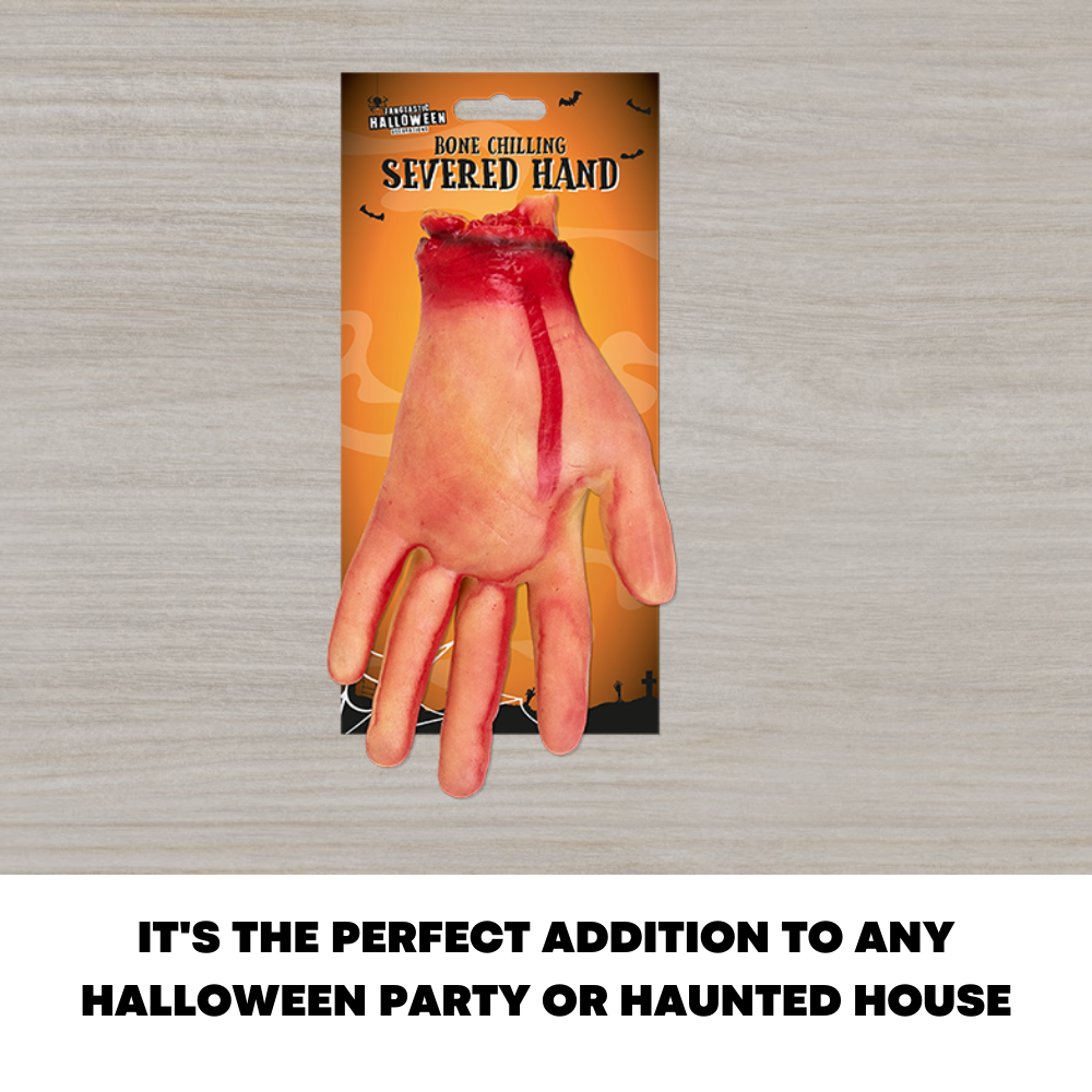 Fake Hand Halloween Prop Life Like Cut Off Body Part – ZYBUX