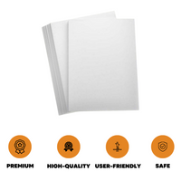 15x A4 Smooth Card Sheets 200gsm Snow White Paper Craft Hobby Printer Cardmaking - ZYBUX