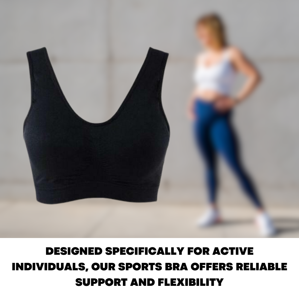 New Seamless Sports Style Bra Crop Top Vest Comfort Stretch Bras Shapewear  by Boolavard