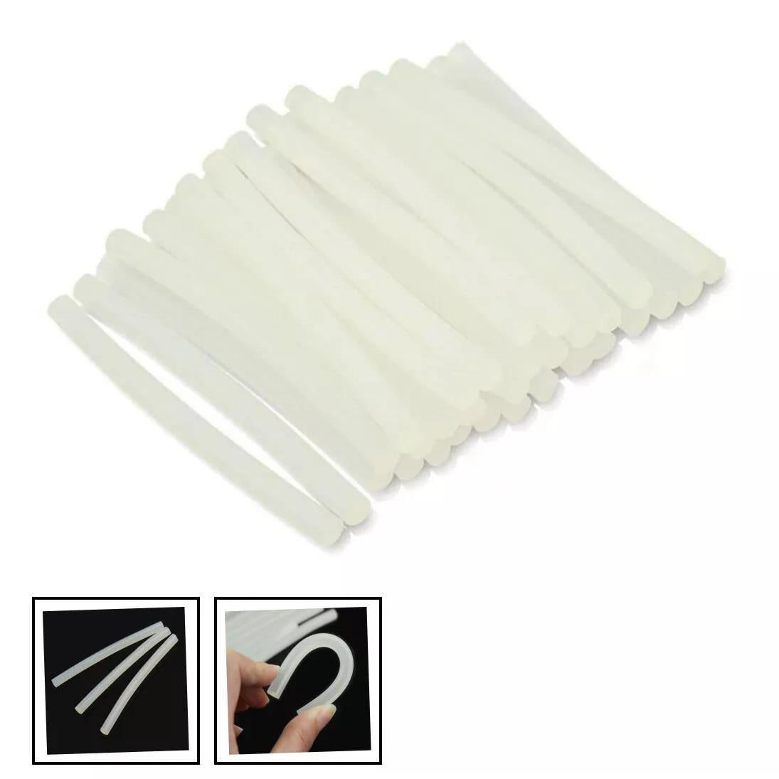 HOT MELT GLUE STICKS FOR ELECTRIC GUN CRAFT TOOL 7MM 11MM[50 Pcs,100mm x 7mm]