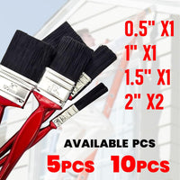 Professional Paint Brushes with No Loss of Bristle Paintbrush Heads, Studio Craft & Technique (5 Piece Pack)
