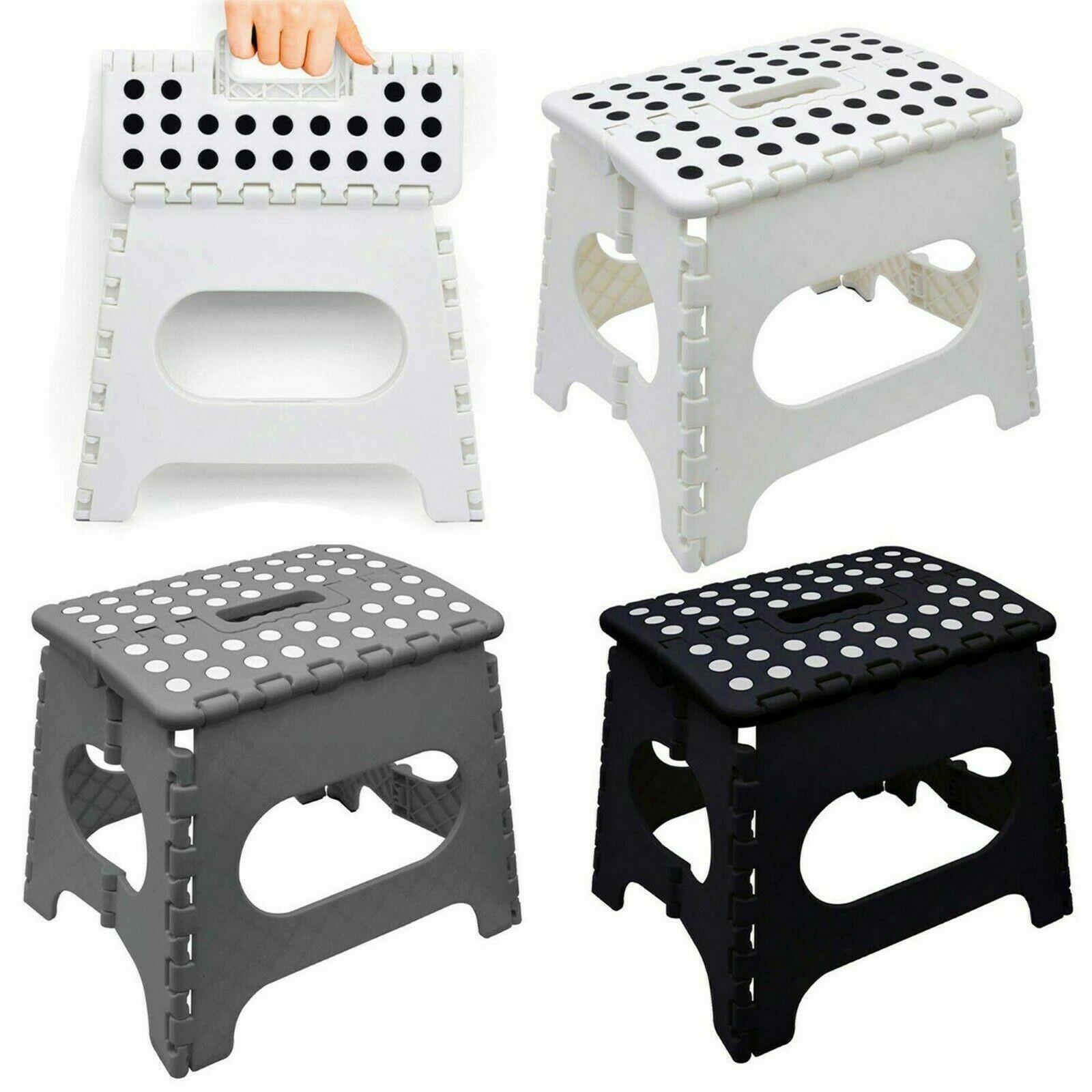 11" Medium Step Stool Folding Foldable Multi Purpose Heavy Duty Home Kitchen - ZYBUX