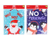 2 Pack Luxury Cute Christmas Gift Bags Party Traditional Small Gift Bag Xmas